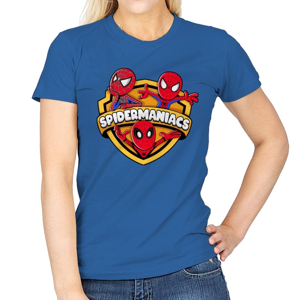 Spidermaniacs - Womens T-Shirts RIPT Apparel Small / Royal