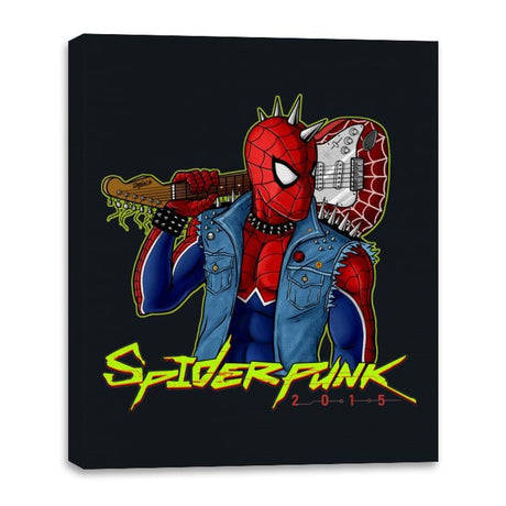 SpiderPunk 2015 - Best Seller - Canvas Wraps Canvas Wraps RIPT Apparel 16x20 / Black