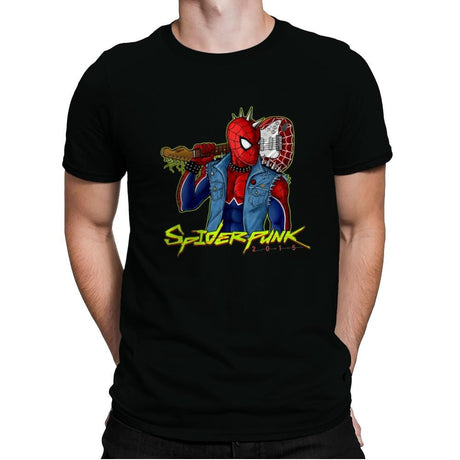 SpiderPunk 2015 - Best Seller - Mens Premium T-Shirts RIPT Apparel Small / Black
