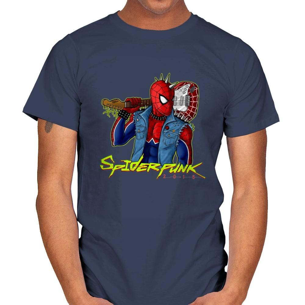 SpiderPunk 2015 - Best Seller - Mens T-Shirts RIPT Apparel Small / Navy