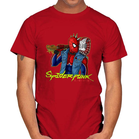 SpiderPunk 2015 - Best Seller - Mens T-Shirts RIPT Apparel Small / Red