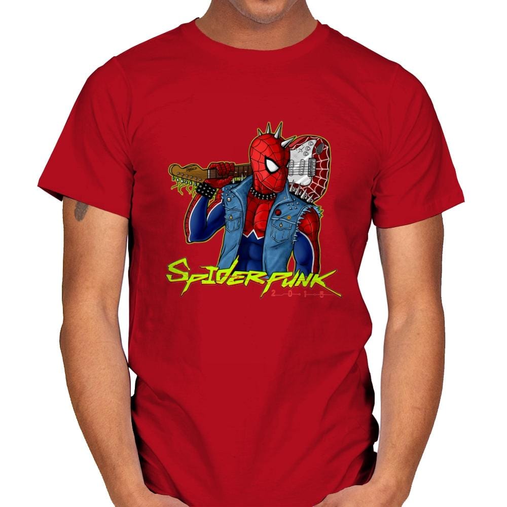 SpiderPunk 2015 - Best Seller - Mens T-Shirts RIPT Apparel Small / Red