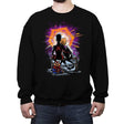 Spiders Gazing at the Moon - Crew Neck Sweatshirt Crew Neck Sweatshirt RIPT Apparel Small / Black