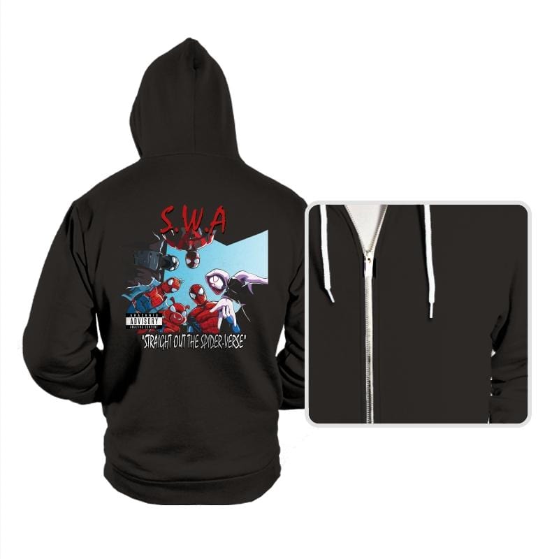 Spiders With Attitude - Hoodies Hoodies RIPT Apparel Small / Black