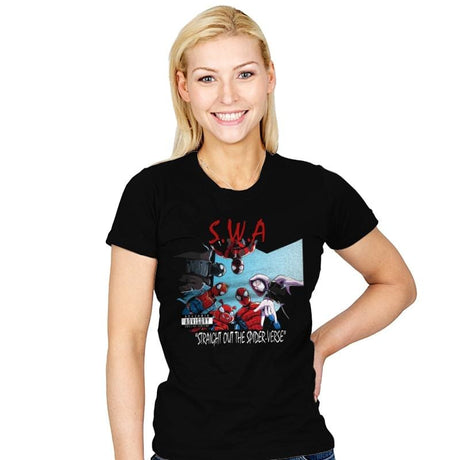 Spiders With Attitude - Womens T-Shirts RIPT Apparel