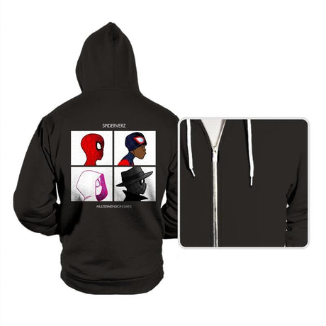 Spiderverz - Hoodies Hoodies RIPT Apparel Small / Black