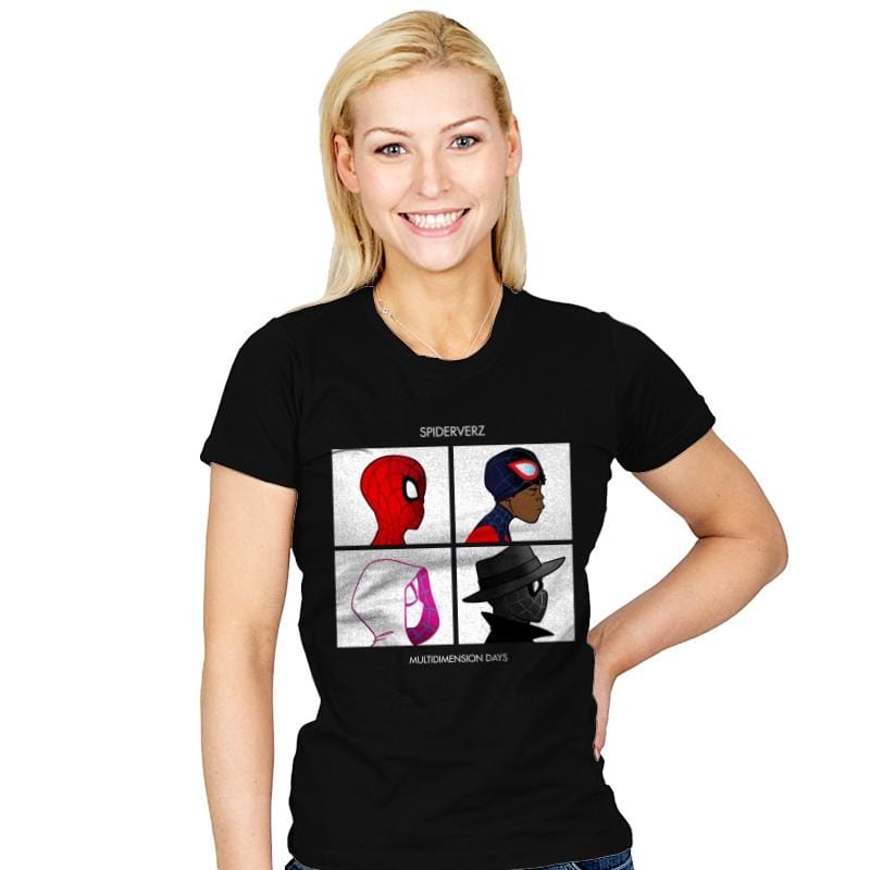 Spiderverz - Womens T-Shirts RIPT Apparel Small / Black