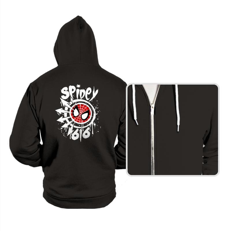 Spidey-616 - Hoodies Hoodies RIPT Apparel Small / Black