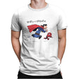 Spidey and Stephen - Mens Premium T-Shirts RIPT Apparel Small / White