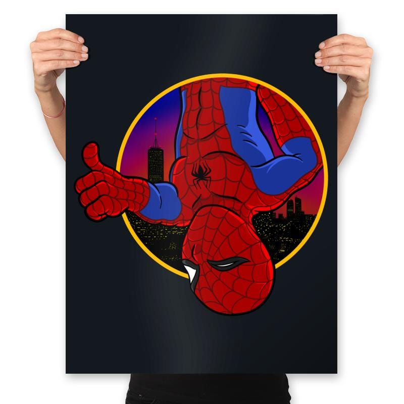 Spidey Boy - Prints Posters RIPT Apparel 18x24 / Black