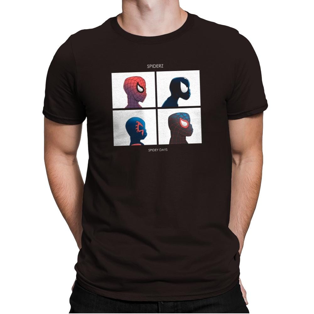 Spidey Dayz Exclusive - Mens Premium T-Shirts RIPT Apparel Small / Dark Chocolate