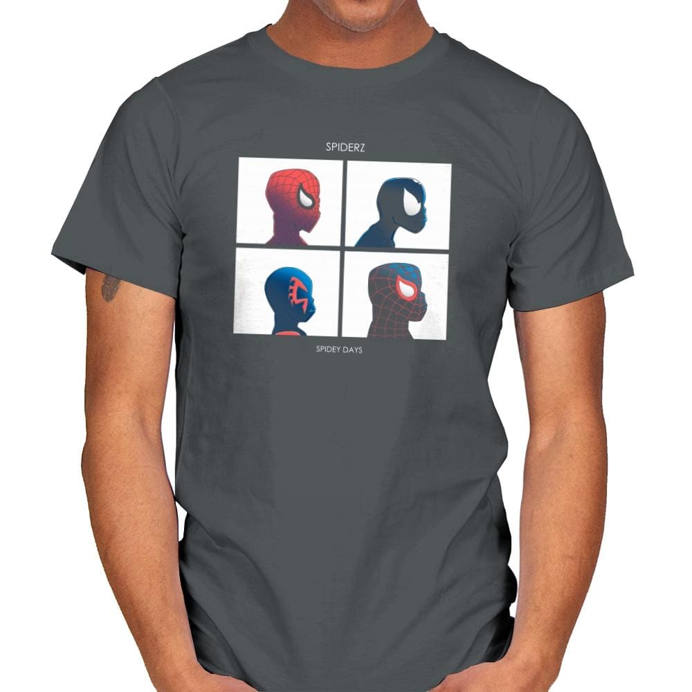 Spidey Dayz Exclusive - Mens T-Shirts RIPT Apparel Small / Charcoal