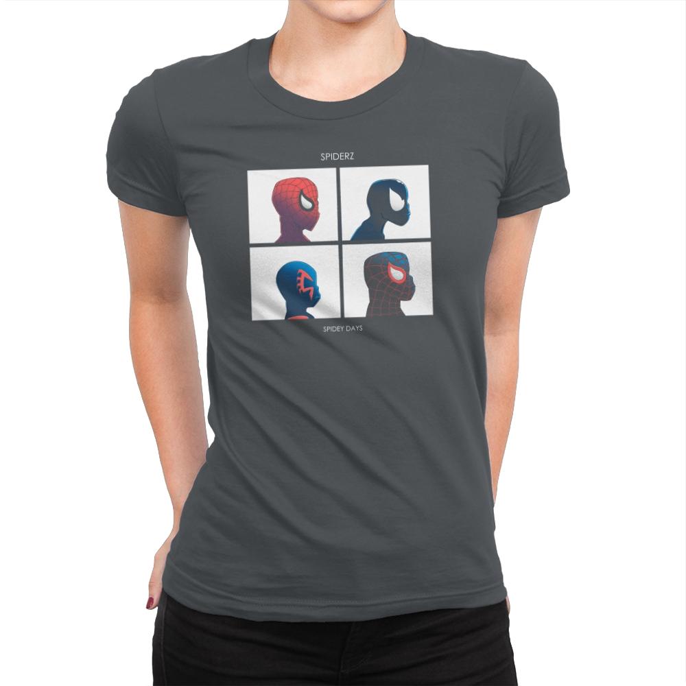 Spidey Dayz Exclusive - Womens Premium T-Shirts RIPT Apparel Small / Heavy Metal