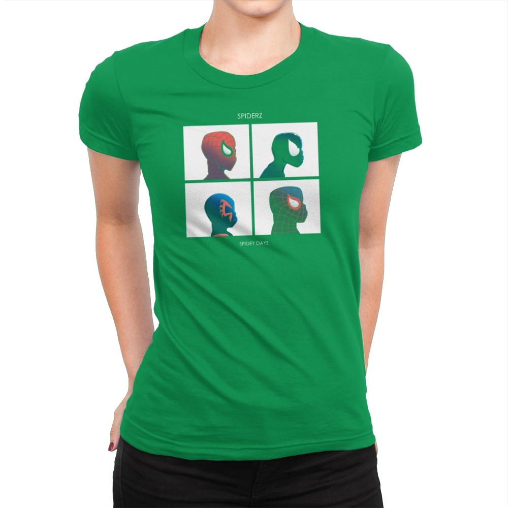 Spidey Dayz Exclusive - Womens Premium T-Shirts RIPT Apparel Small / Kelly Green