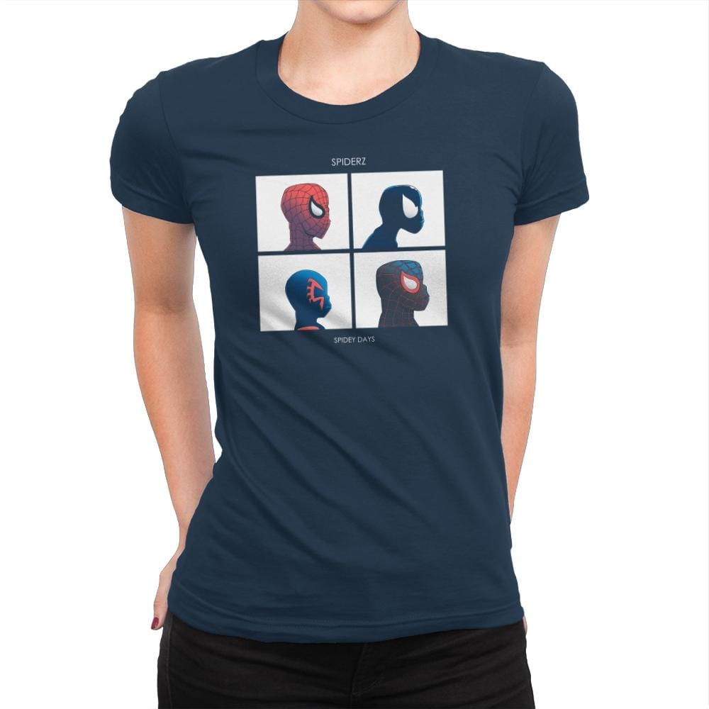 Spidey Dayz Exclusive - Womens Premium T-Shirts RIPT Apparel Small / Midnight Navy