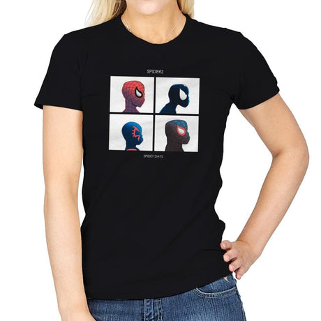 Spidey Dayz Exclusive - Womens T-Shirts RIPT Apparel Small / Black