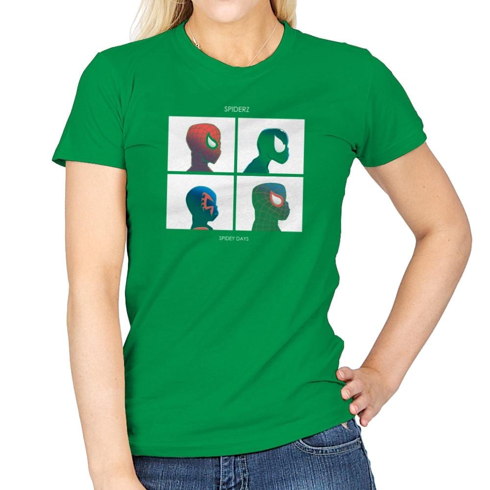 Spidey Dayz Exclusive - Womens T-Shirts RIPT Apparel Small / Irish Green