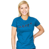 Spidey Evolution - Womens T-Shirts RIPT Apparel
