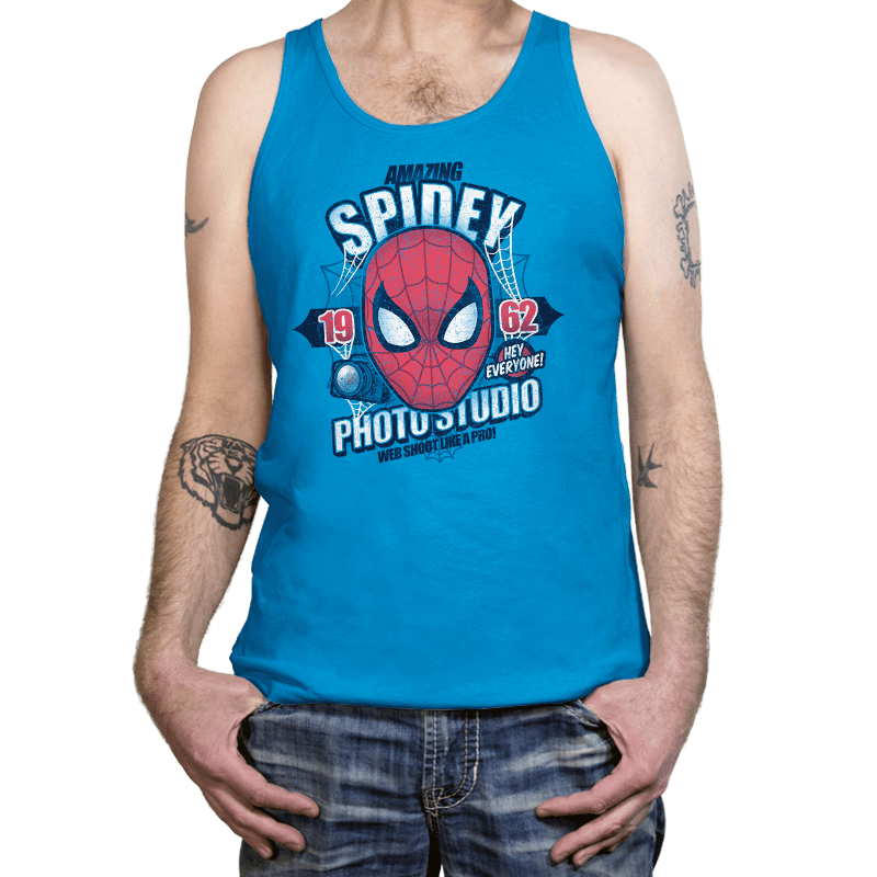 Spidey Photo Studio Exclusive - Tanktop Tanktop RIPT Apparel