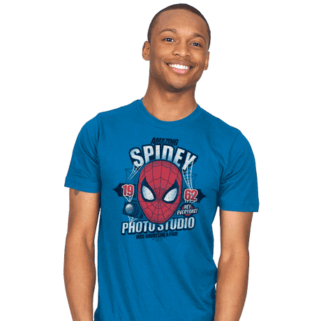 Spidey Photo Studio - Mens T-Shirts RIPT Apparel