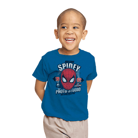 Spidey Photo Studio - Youth T-Shirts RIPT Apparel