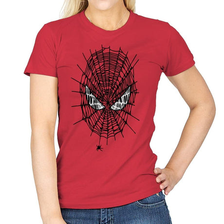 Spidey Web - Womens T-Shirts RIPT Apparel Small / Red