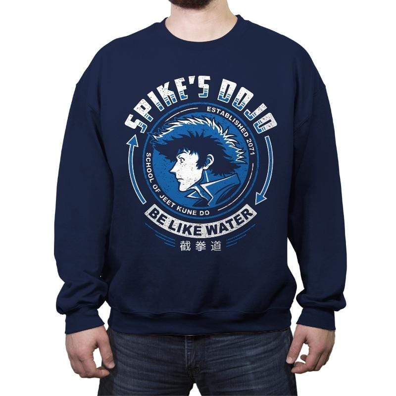 Spike's Dojo - Crew Neck Sweatshirt Crew Neck Sweatshirt RIPT Apparel Small / Navy