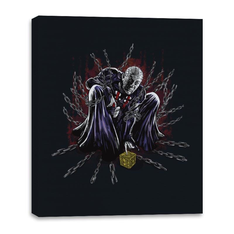 Spinhead-Man - Canvas Wraps Canvas Wraps RIPT Apparel 16x20 / Black