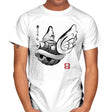 Spiny Shell Sumi-e - Mens T-Shirts RIPT Apparel Small / White