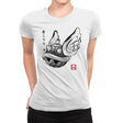 Spiny Shell Sumi-e - Womens Premium T-Shirts RIPT Apparel Small / White