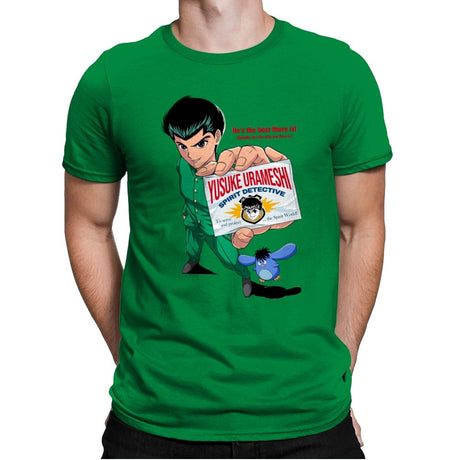 Spirit Detective - Mens Premium T-Shirts RIPT Apparel Small / Kelly