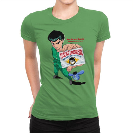 Spirit Detective - Womens Premium T-Shirts RIPT Apparel Small / Kelly