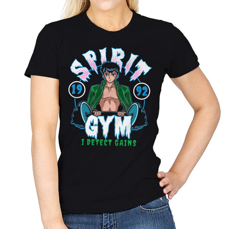Spirit Gym - Womens T-Shirts RIPT Apparel Small / Black