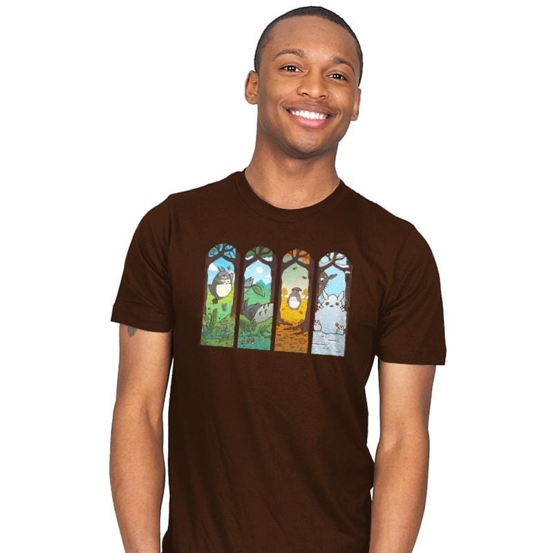 Spirit of the Seasons - Mens T-Shirts RIPT Apparel Small / Brown