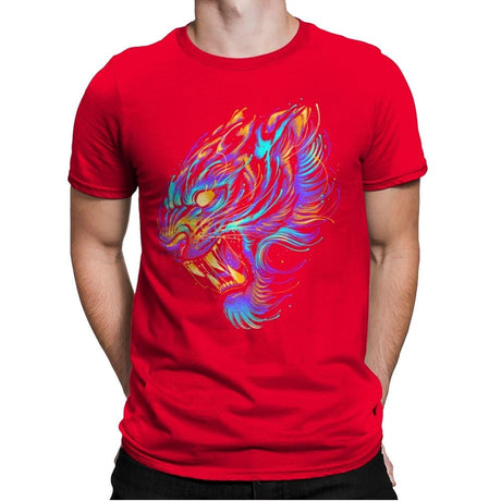 Spirit of the Wild - Mens Premium T-Shirts RIPT Apparel Small / Red