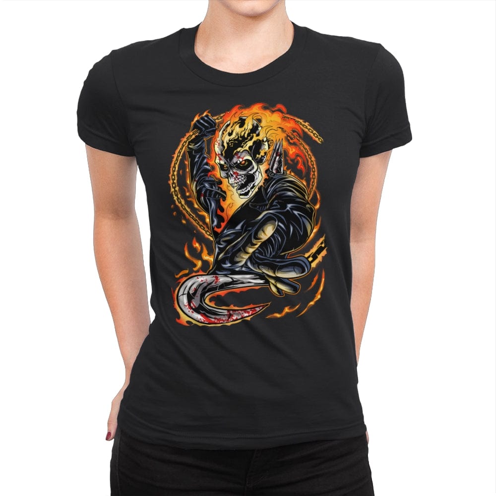Spirit of Vengeance - Womens Premium T-Shirts RIPT Apparel Small / Black