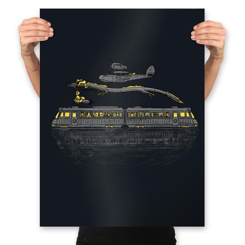 Spirited Adventures - Prints Posters RIPT Apparel 18x24 / Black