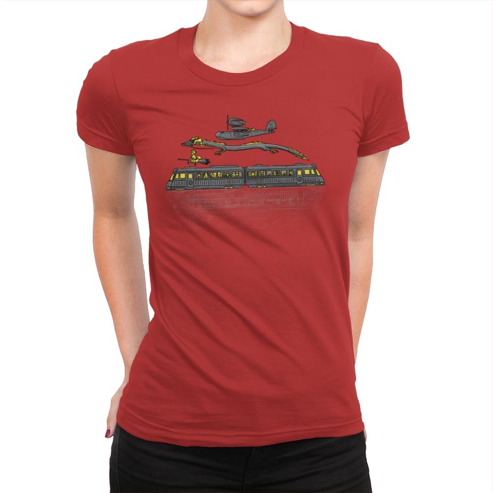 Spirited Adventures - Womens Premium T-Shirts RIPT Apparel Small / Red