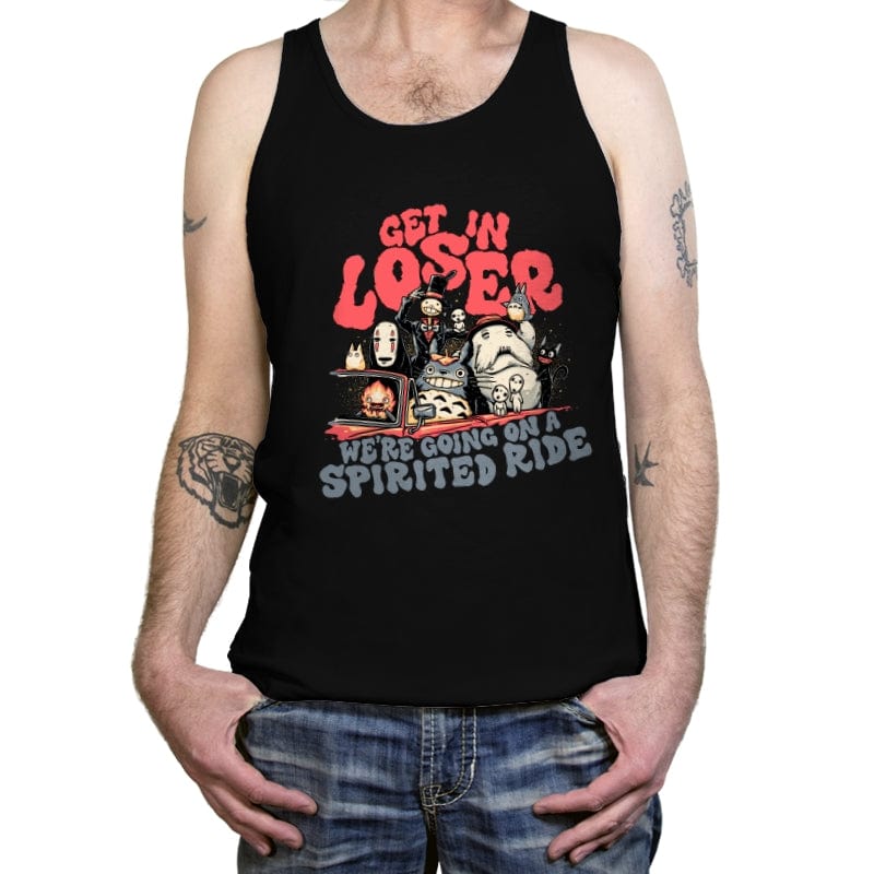 Spirited Ride - Tanktop Tanktop RIPT Apparel X-Small / Black