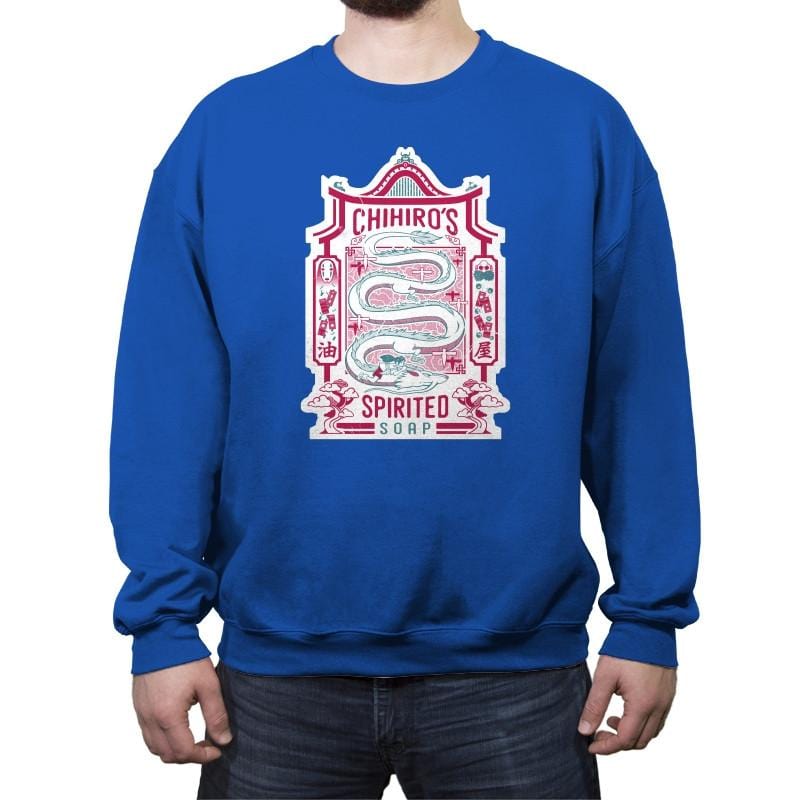 Spirited Soap - Crew Neck Sweatshirt Crew Neck Sweatshirt RIPT Apparel