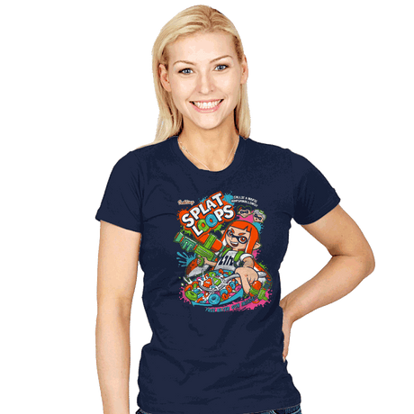 Splat Loops - Womens - Juniors T-Shirts RIPT Apparel