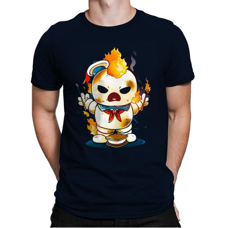 Splatter Puff - Mens Premium T-Shirts RIPT Apparel Small / Midnight Navy