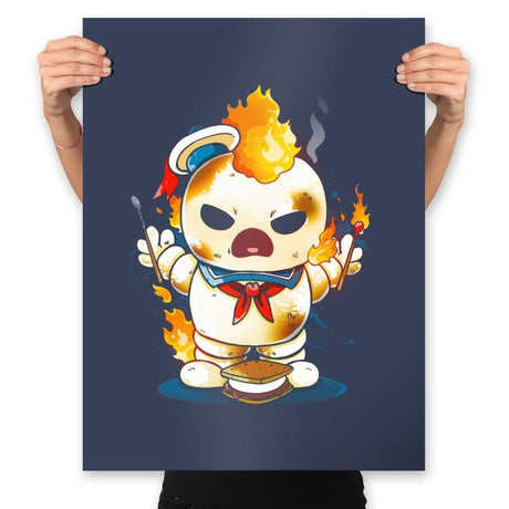 Splatter Puff - Prints Posters RIPT Apparel 18x24 / Navy