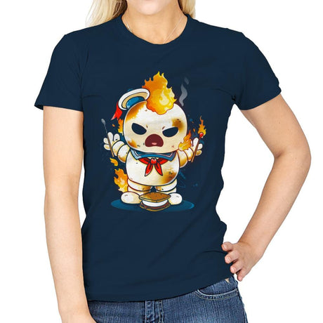 Splatter Puff - Womens T-Shirts RIPT Apparel Small / Navy