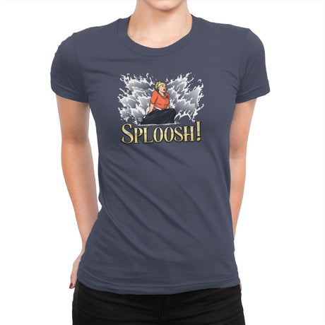 Sploosh! Exclusive - Womens Premium T-Shirts RIPT Apparel Small / Indigo
