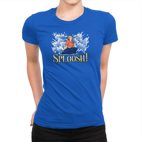Sploosh! Exclusive - Womens Premium T-Shirts RIPT Apparel Small / Royal
