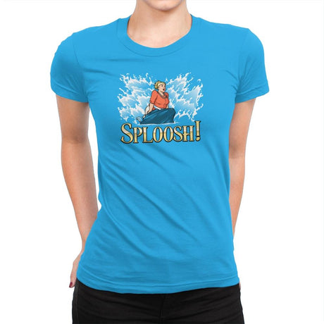Sploosh! Exclusive - Womens Premium T-Shirts RIPT Apparel Small / Turquoise