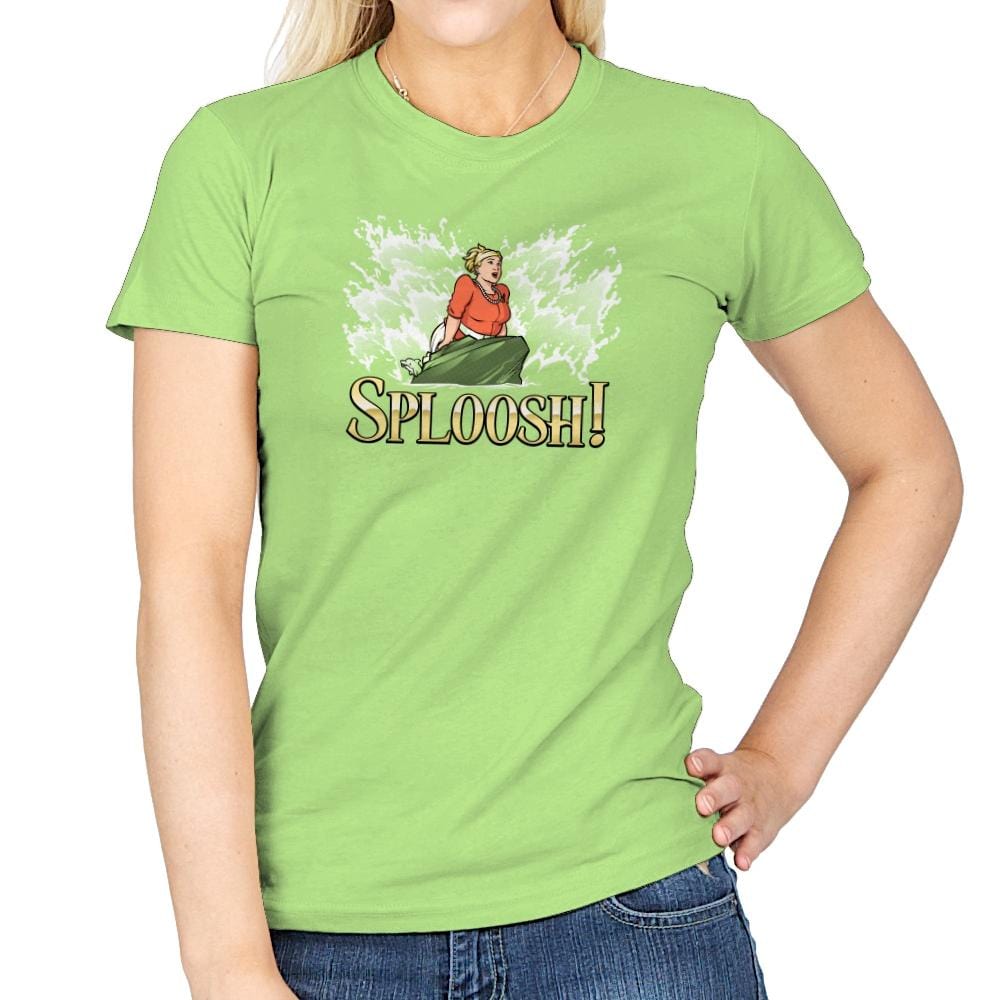 Sploosh! Exclusive - Womens T-Shirts RIPT Apparel Small / Mint Green