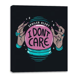 Spoiler Alert - Canvas Wraps Canvas Wraps RIPT Apparel 16x20 / Black