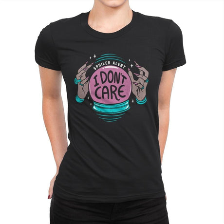 Spoiler Alert - Womens Premium T-Shirts RIPT Apparel Small / Black